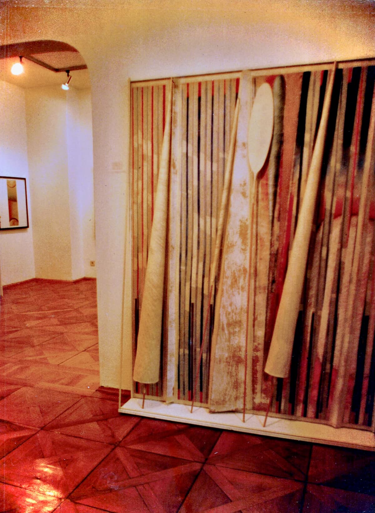 Detailansicht der ausgestellten Werke