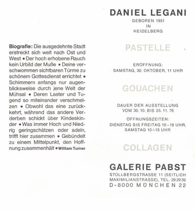 Rückseite der Einladungskarte