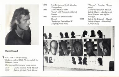 Katalog zur Ausstellung 'Five Painters from Hamburg', 1983