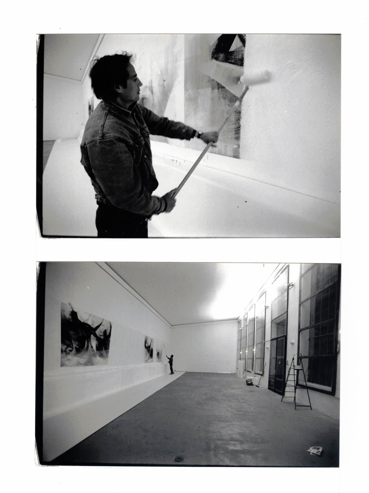 Übermalung des Wandbilds, Phase 2