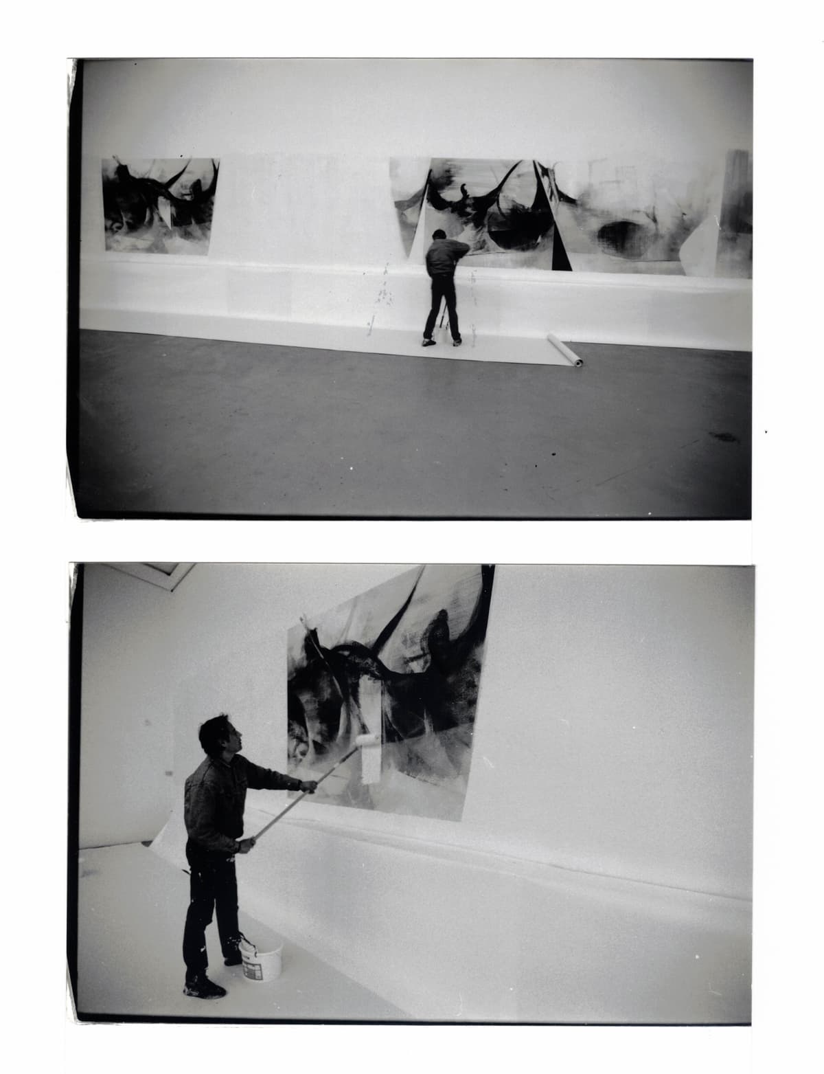 Übermalung des Wandbilds, Phase 7