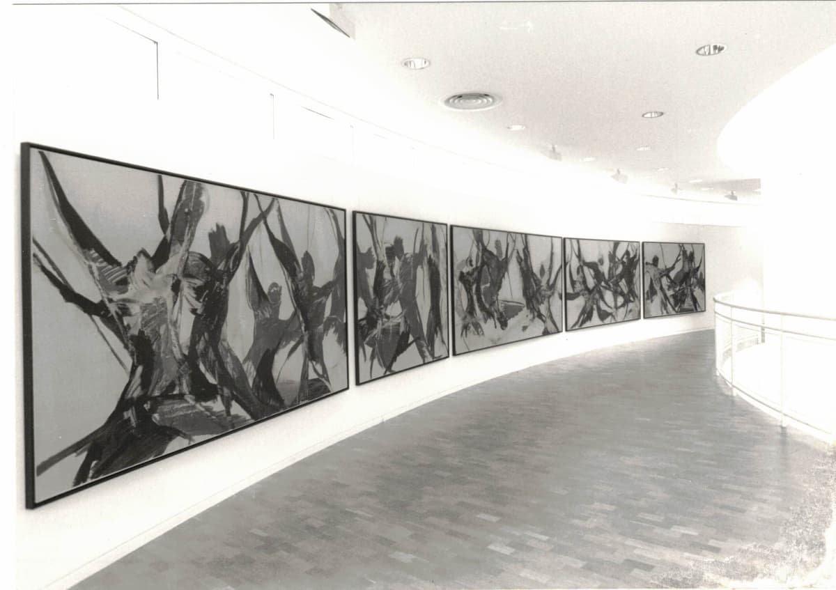 Schlachtenbild, 150x1245cm, 1993