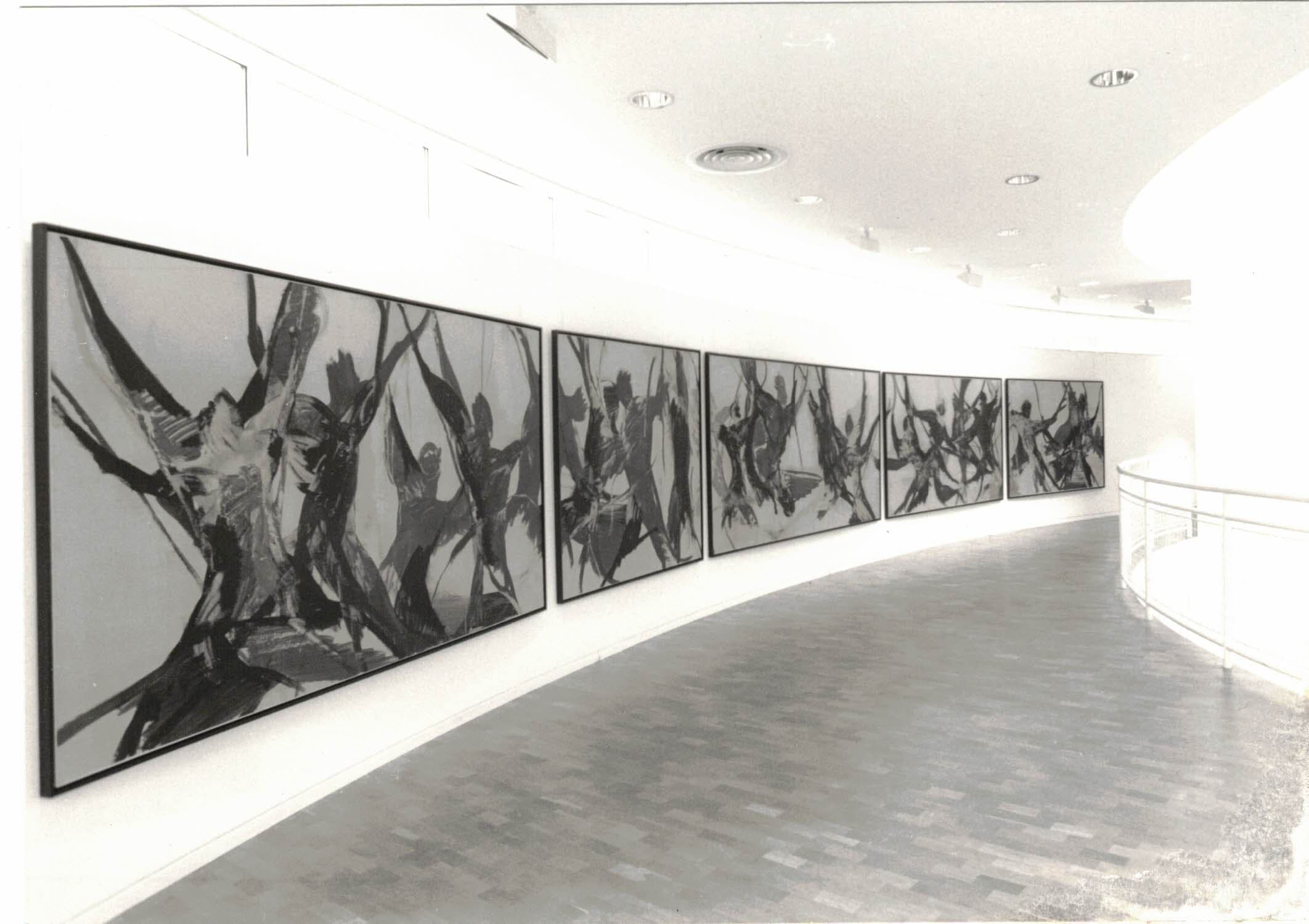 Schlachtenbild, 150x1245cm, 1993