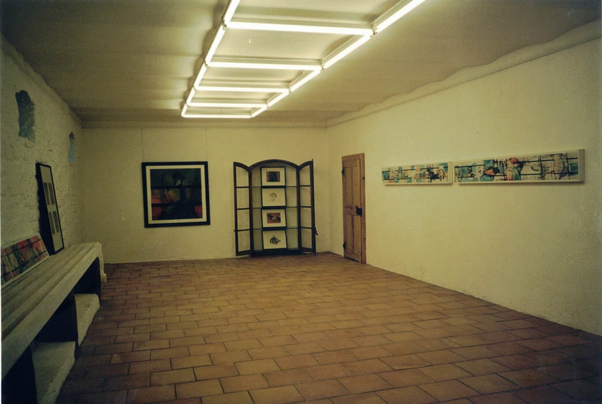 Ausstellungsansicht 'Partituren', 2003