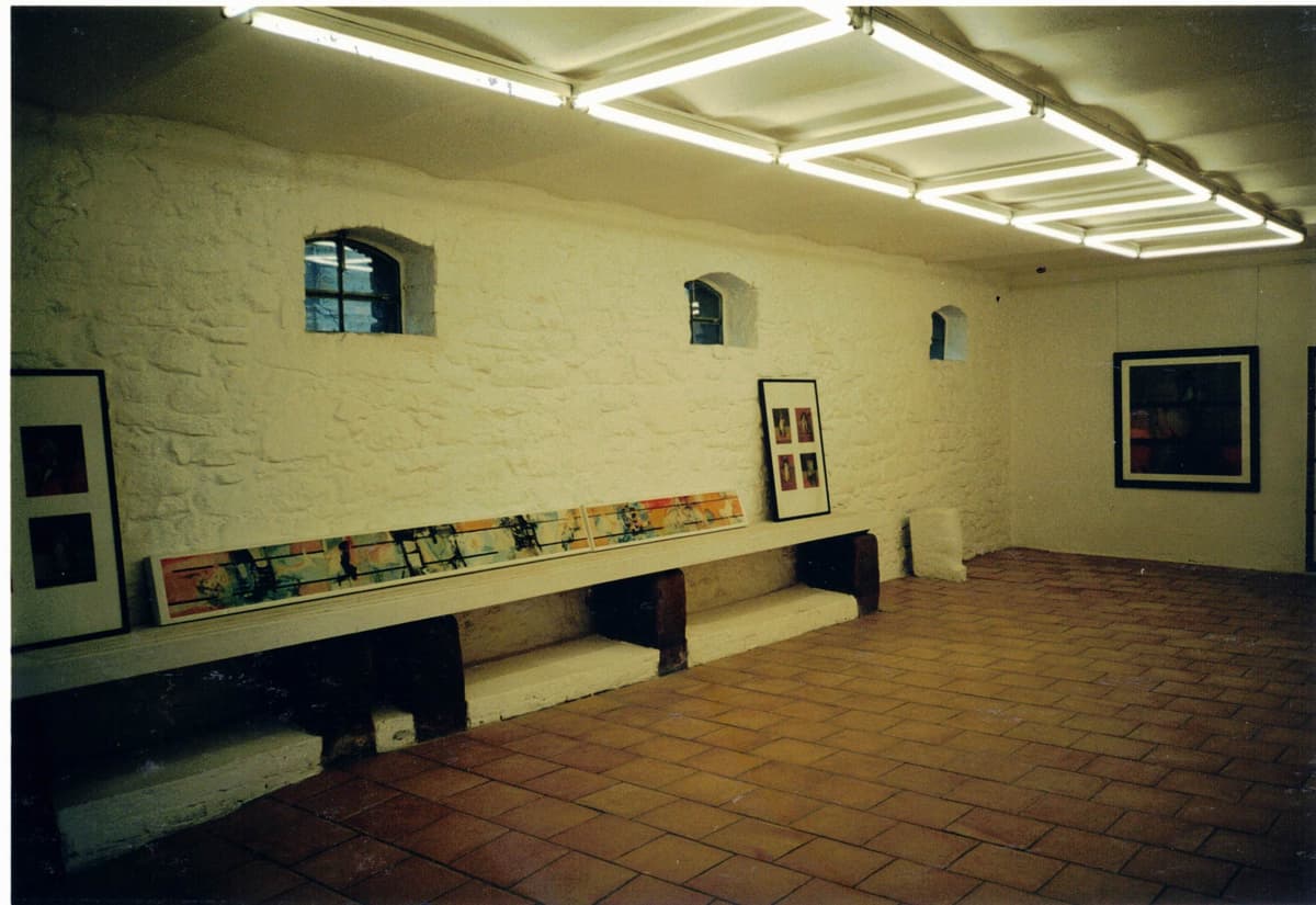 Ausstellungsansicht 'Partituren', 2003