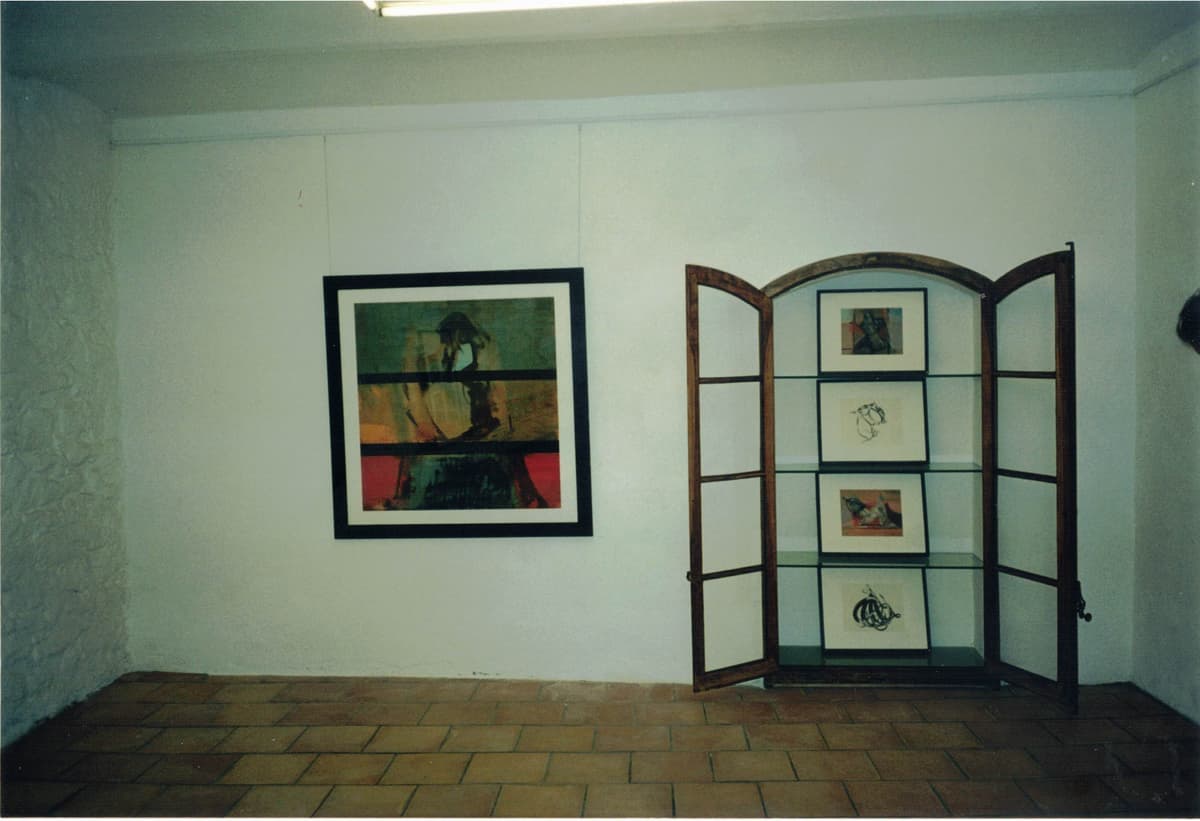 Ausstellungsansicht 'Partituren', 2003