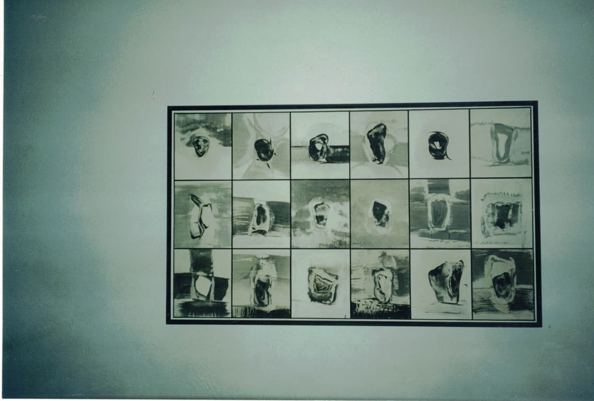 Ausstellungsansicht 'Partituren', 2003