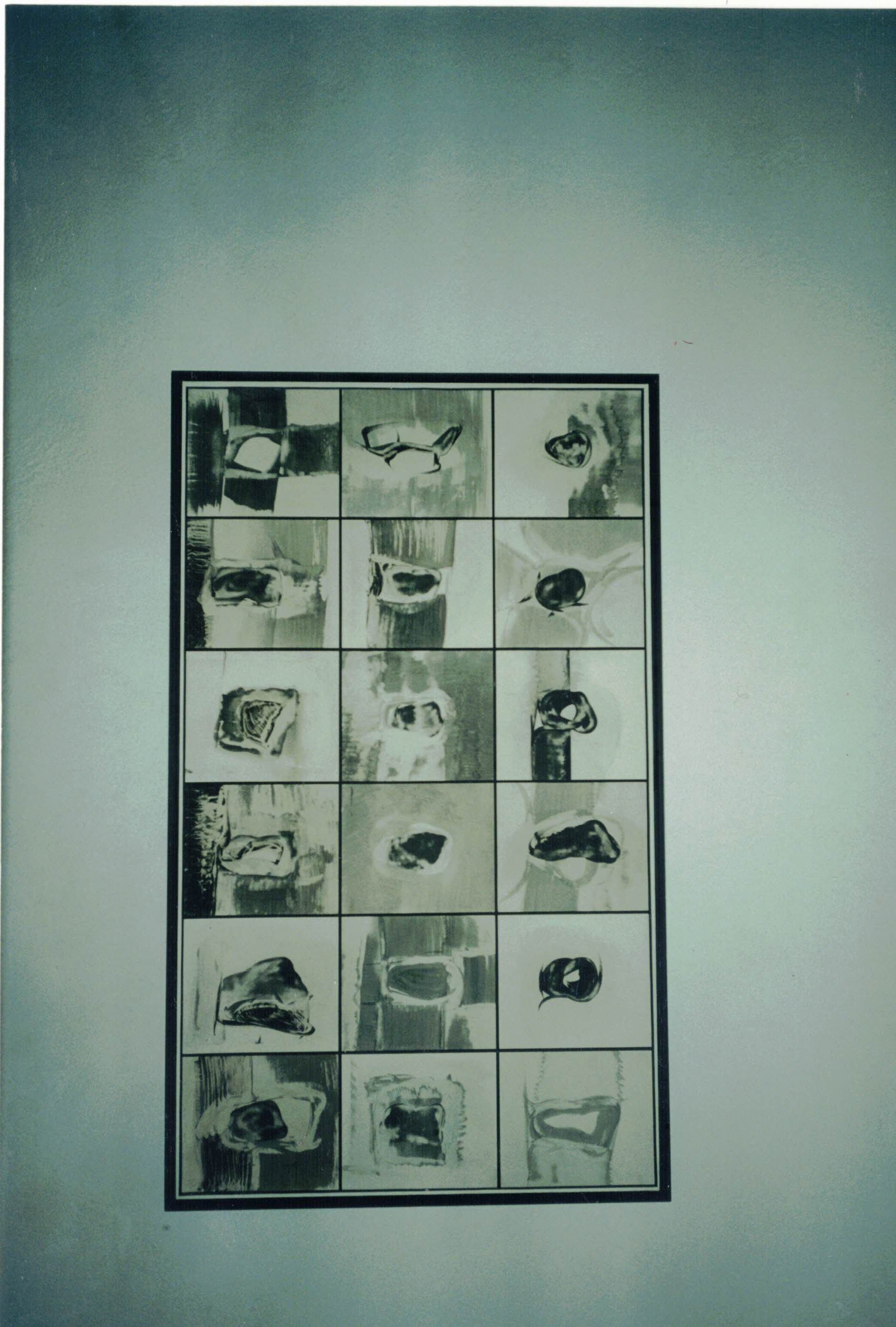 Ausstellungsansicht 'Partituren', 2003