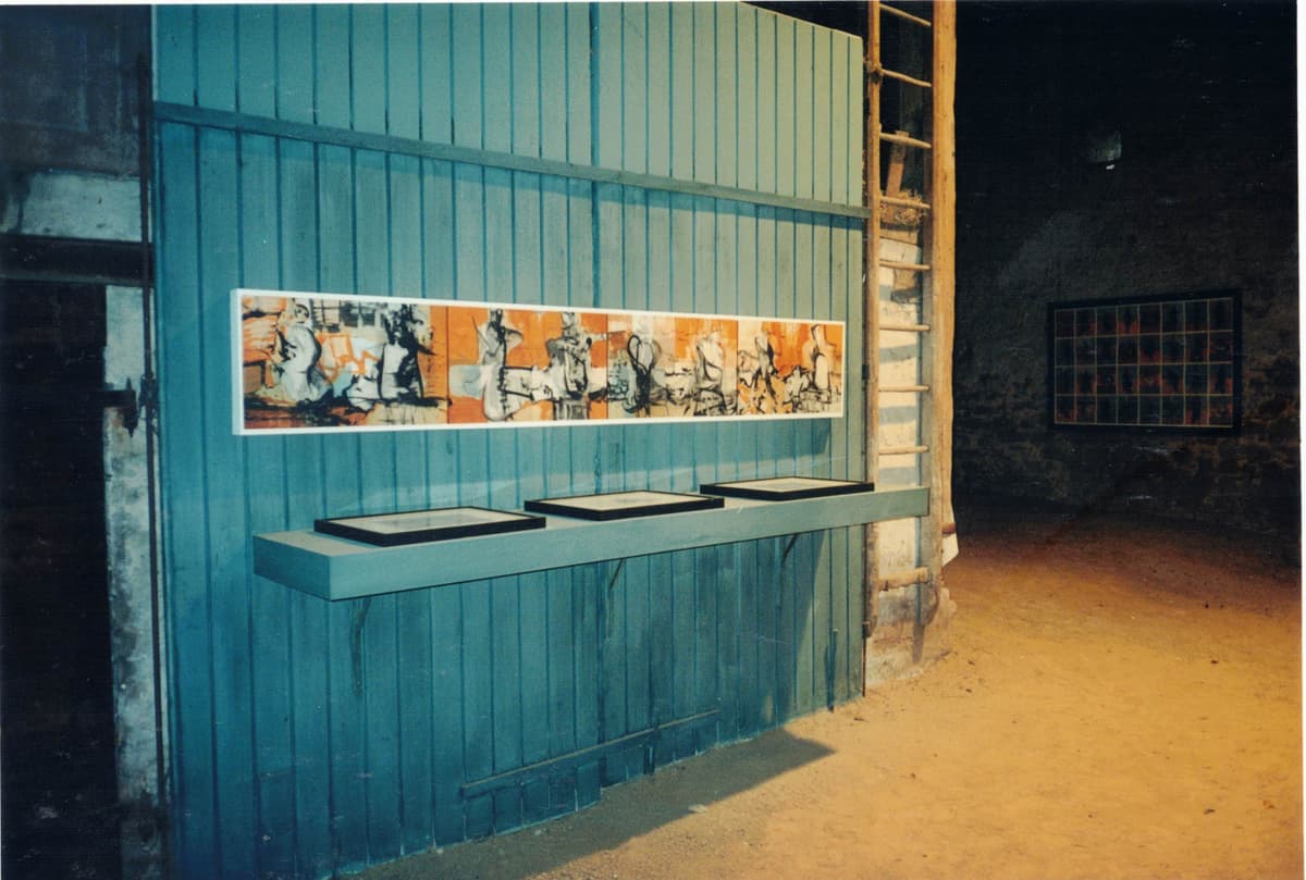 Ausstellungsansicht 'Partituren', 2003