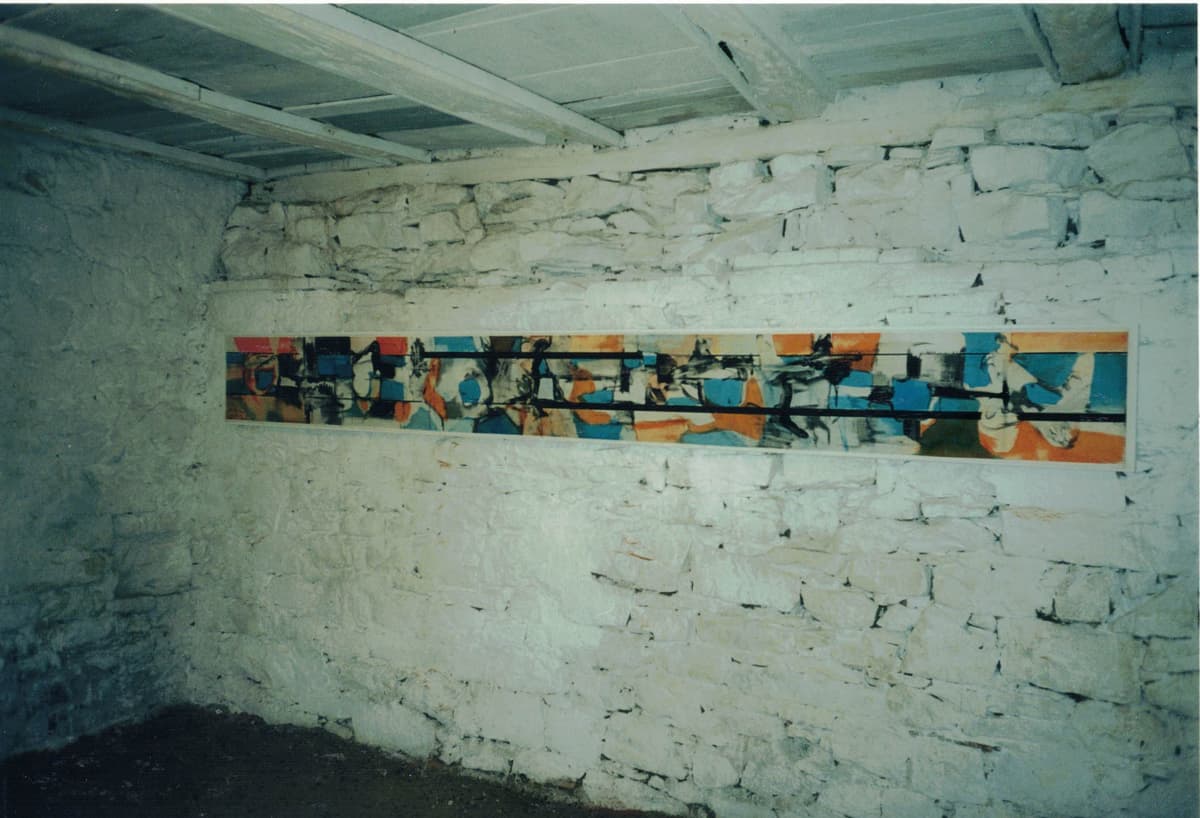 Ausstellungsansicht 'Partituren', 2003