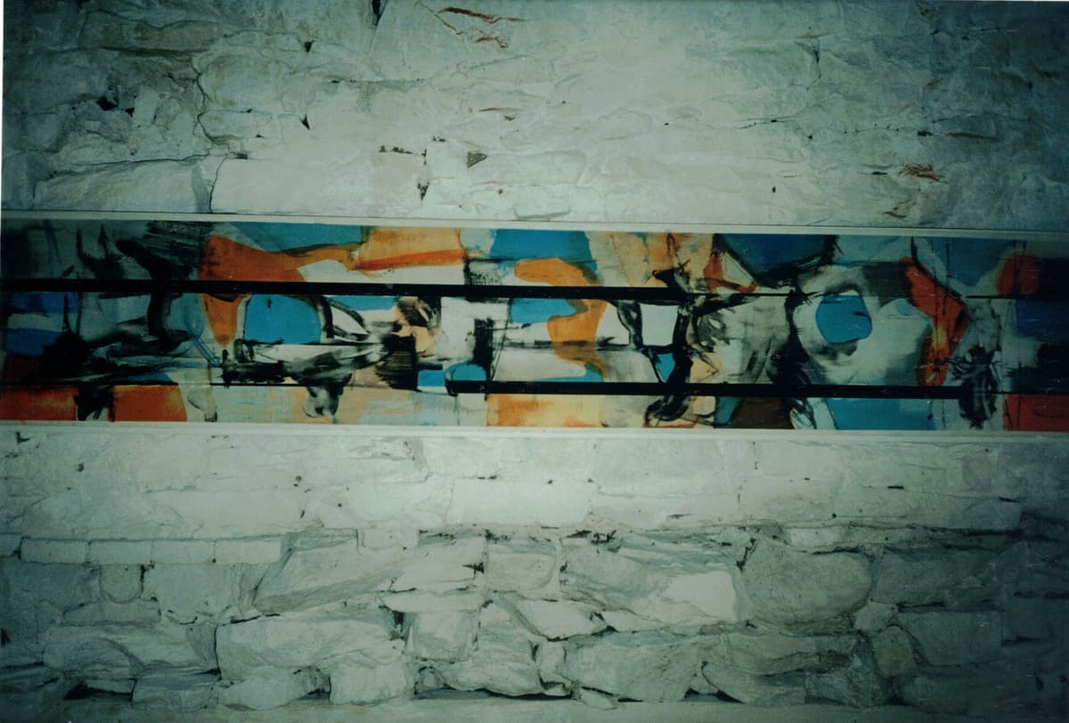 Ausstellungsansicht 'Partituren', 2003