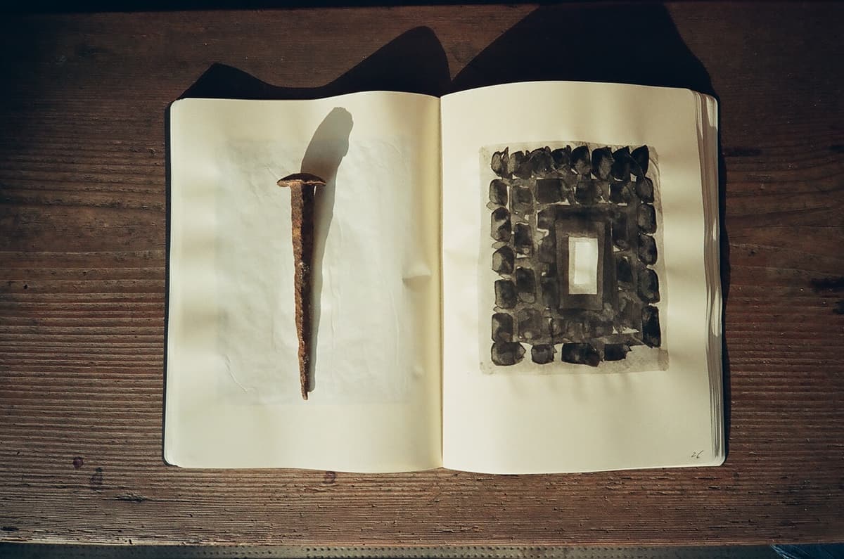 Heft mit Nagel, 2007 - Arbeit 2